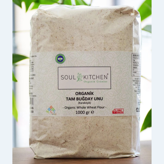 دقيق القمح الكامل العضوي 1000 غرام | سول كيتشن