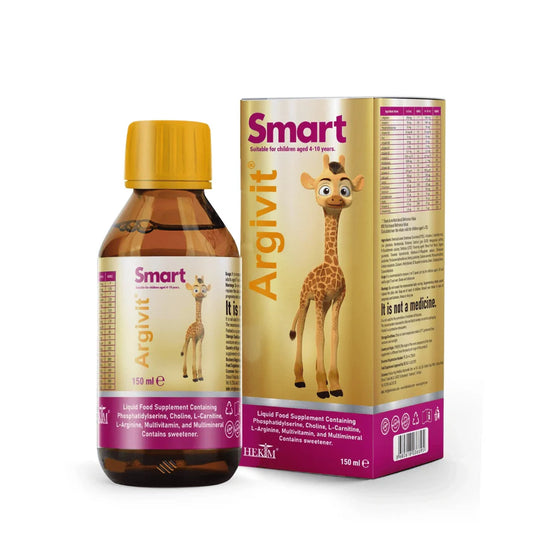 شراب أرجيفيت سمارت فيتامينات متعددة بنكهة الفانيليا والبرتقال 150 مل