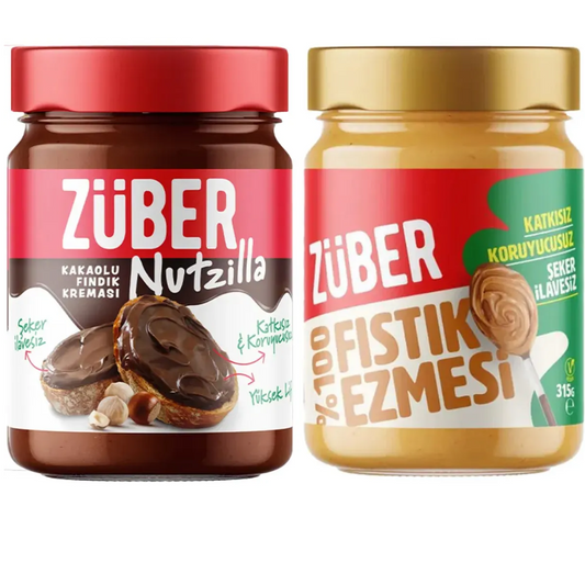 زوبير نوتزيلا كريمة البندق + زبدة الفول السوداني