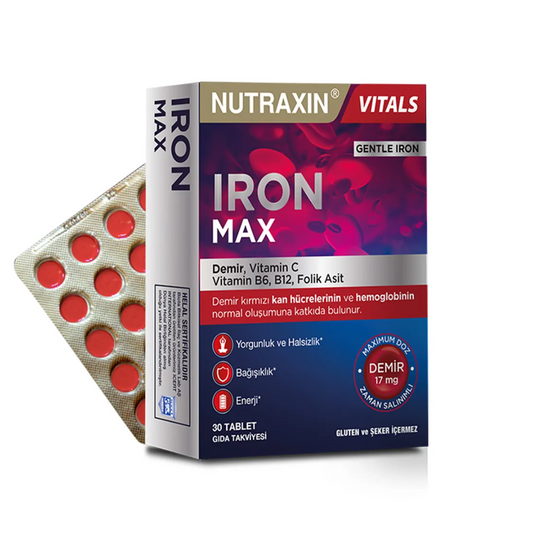 نواتركسين إيرون ماكس مكمل غذائي 30 قرص