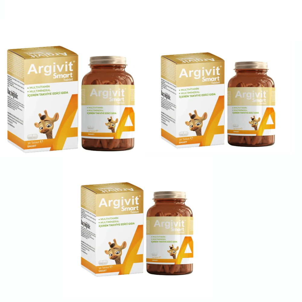 أرجيفيت سمارت حبوب الذكاء والنمو 3 عبوات