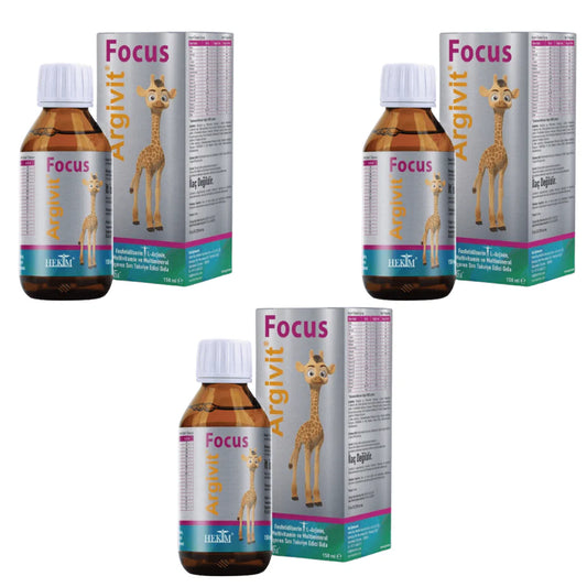 أرجيفيت فوكس شراب الداعم للنمو و التركيز 3 عبوات