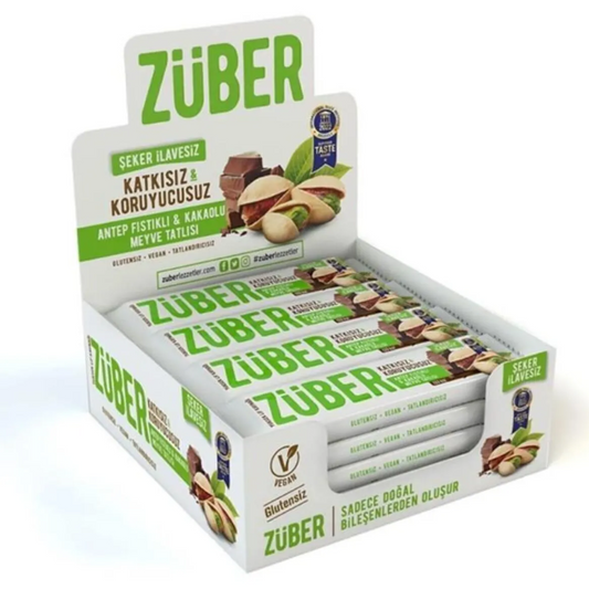 زوبير بار الفواكه بالفستق والكاكاو 40 غرام | 12 قطعة
