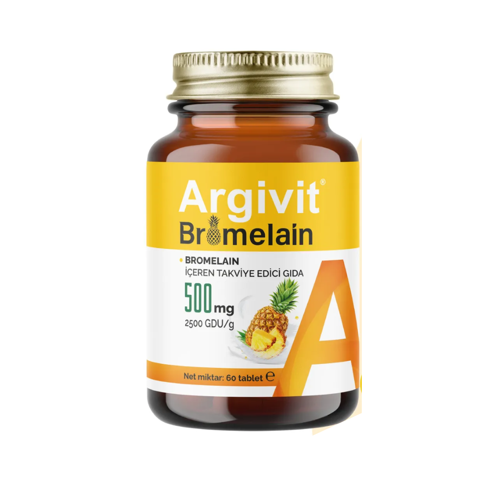 أرجيفيت بروميلين مكمل غذائي 500 ملغ 60 قرص